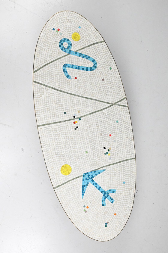 Image 1 of 50’s Mozaïek salontafel in hele goede staat