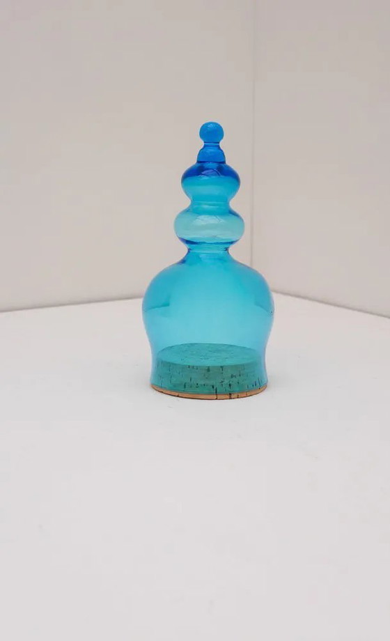 Image 1 of Caja para dulces de vidrio artístico soplado de Bertil Vallien para Kosta Boda, años 70