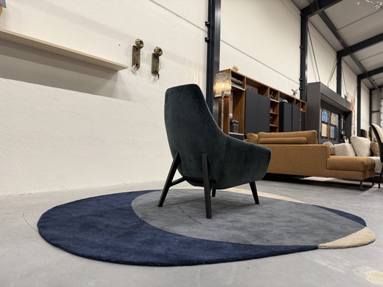 Image 1 of Montis Enzo Armchair Harald fabric Blue