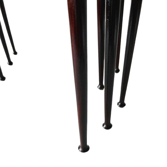 Image 1 of Mid-century modern Deens Design mimiset bijzettafels 1960's