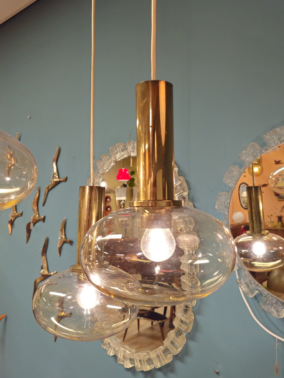 Image 1 of Lampada da soffitto vintage Hillebrand Leuchten Design