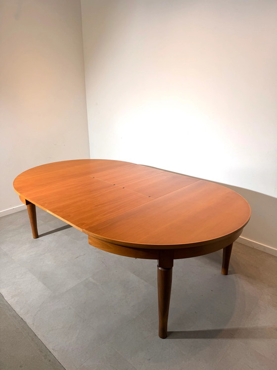Molteni Table de salle à manger ronde extensible – Tables de salle à manger, Bois (photo 9 of 10)