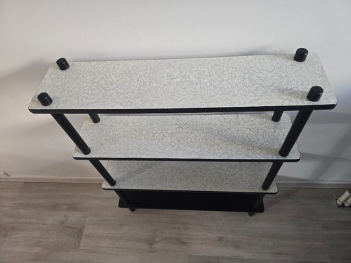 Vintage Stokkenrek met Formica 1959