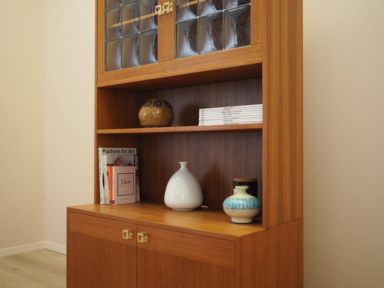 Librería de chapa de teca con estantes ajustables, diseño danés moderno, años 70 – Wood (photo 8 of 17)