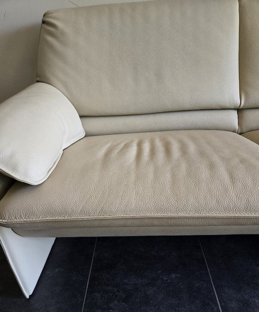 LEOLUX 2,5-Sitzer Ledersofa Modell BORA-BETA