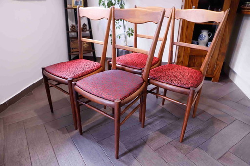 Ensemble de chaises de salle à manger rétro - Dřevotvar Jablonné nad Orlicí