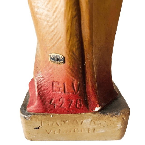 Image 1 of Antiek Mariabeeld met kindje Jezus GLV Gerard Linssen 1910's