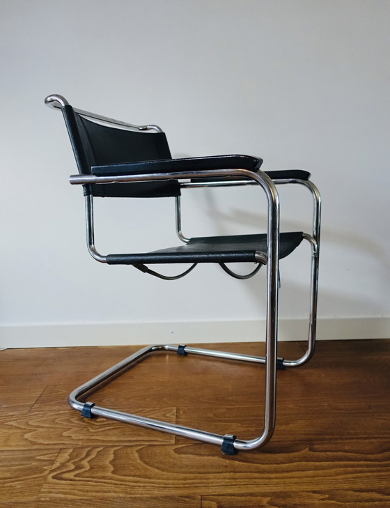 Image 1 of 4x Thonet S34 Mart Stam Bureaustoelen