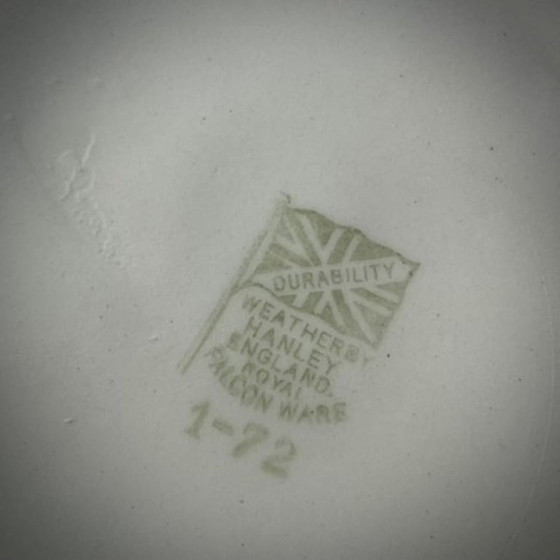 Assiette Décorative Weatherby Royal Falcon Ware de 1972 – Objets déco, Porcelain (photo 10 of 11)