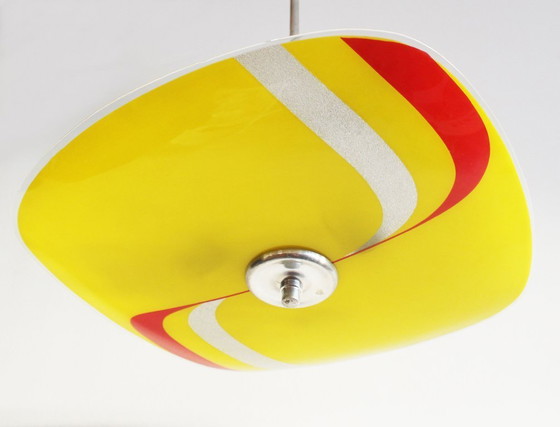 Image 1 of Plafondlamp uit het midden van de vorige eeuw uit de jaren 60