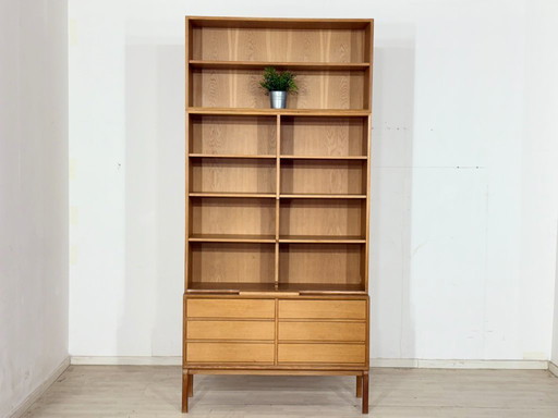 Mid-century classic: IKEA MTP shelf / highboard / sideboard – oak – design Marianne Richter