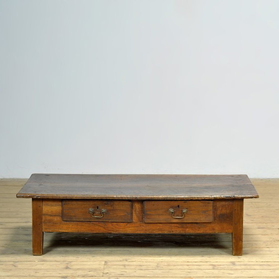 Image 1 of Mesa de centro de roble, circa 1820