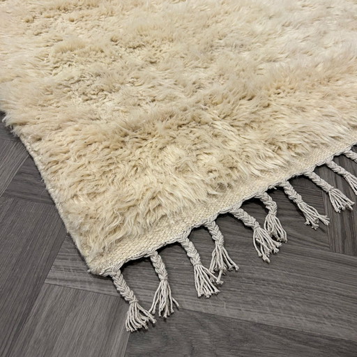 Brinker Tapis Afghano blanc naturel 170x230cm