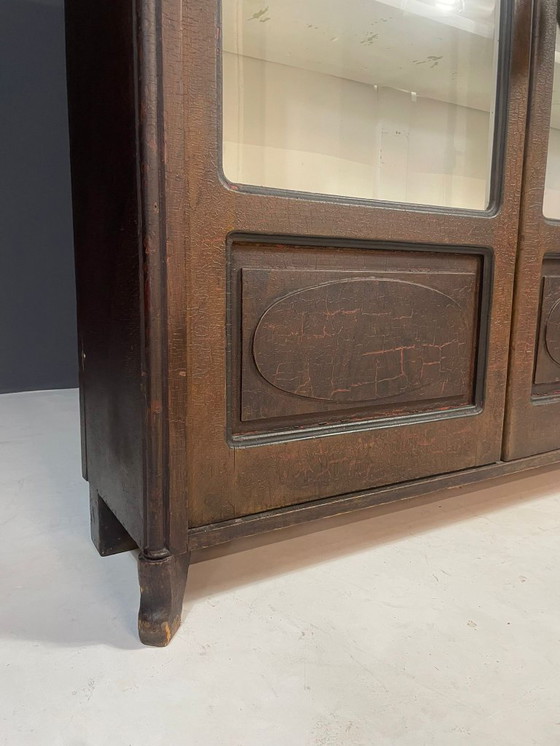 Image 1 of Historic Glass-Front Bookcase from Austria-Hungary, Late 19th–Early 20th C.