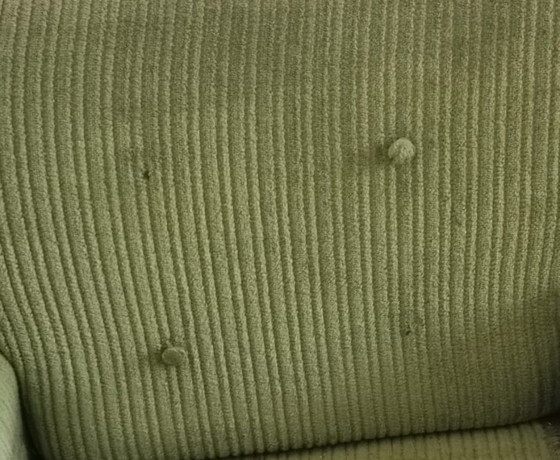 Image 1 of Mid-century style 4-seater sofa with matching upholstered armchair, 1960s/70s