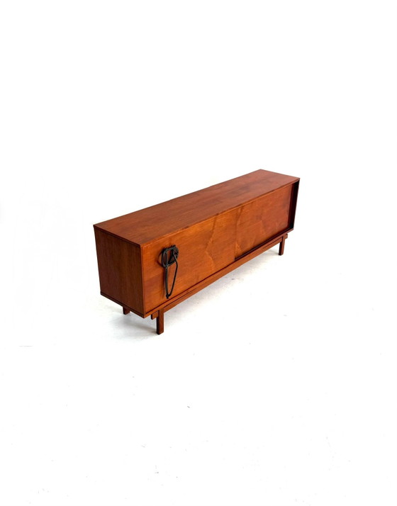 Vintage teak sideboard, Jean Batenburg ‘60 – Wood, Cast Iron (photo 8 of 15)