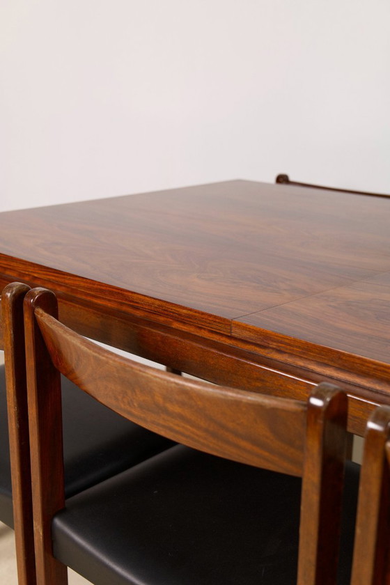 Image 1 of Mesa de comedor Alfred Hendrickx de palisandro, modelo 601, Belform, 1960