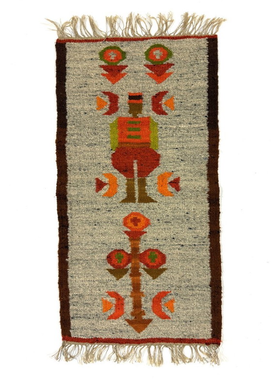 Wool Kelim Wall Hanging Poland 1970s – Wall decoration (photo 3 of 5)