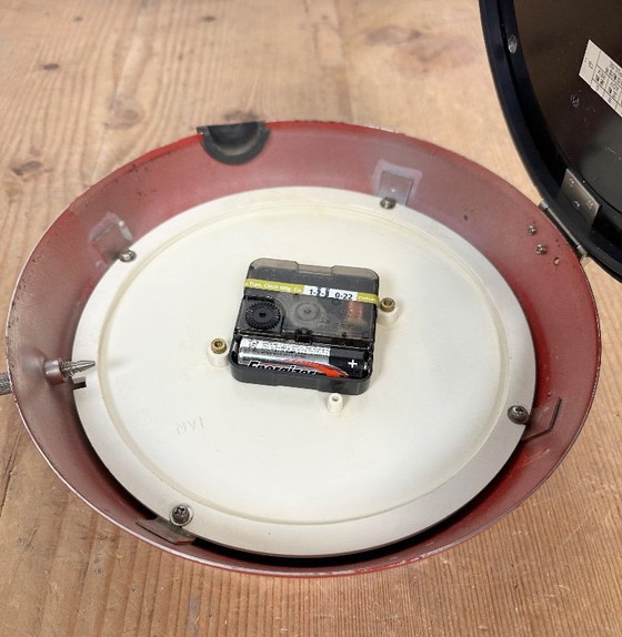 Image 1 of Vintage rode Seiko scheepswandklok, jaren 70