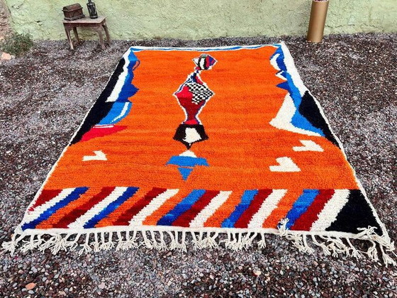 Marokkaans Berber vloerkleed gedecoreerd 200cmx300cm – Vloerkleden en tapijten, Wool, Bohemian (photo 10 of 10)