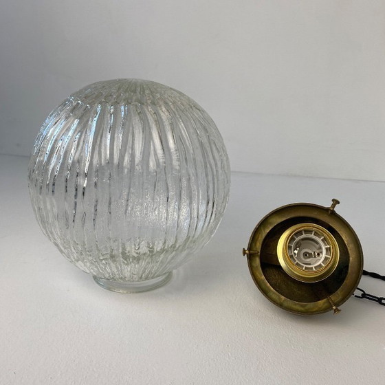 Image 1 of Vintage Art Deco XL Pendant Light