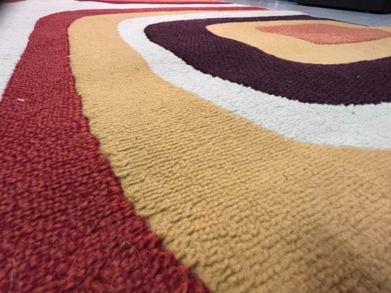 Image 1 of Tappeto vintage anni Settanta "Space Age"