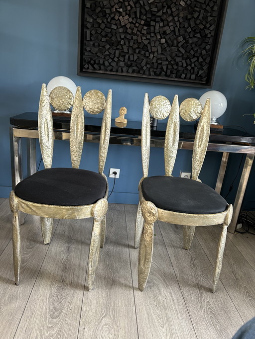 chaise en métal de nicolas blandin