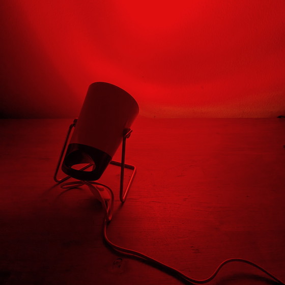 Image 1 of Iconic Philips Infraphil Heat Lamp – 1970s – Complete Set + Extra Bulb + Second Lamp Available 