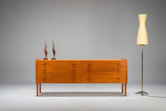 Image 1 of Aparador en teca de Hans J. Wegner para Ry Furniture, 1959