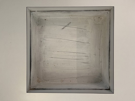 Image 1 of 70s White Formica Planter Table Made by Roche Bobois