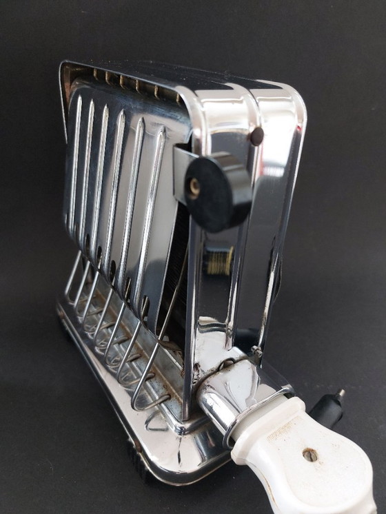 Image 1 of Two Inventum vintage chrome toasters