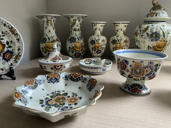 Grote verzameling Delfts aardewerk, delfts blauw, Decoratie, Keramiek, Blauw (foto 3 van 15)