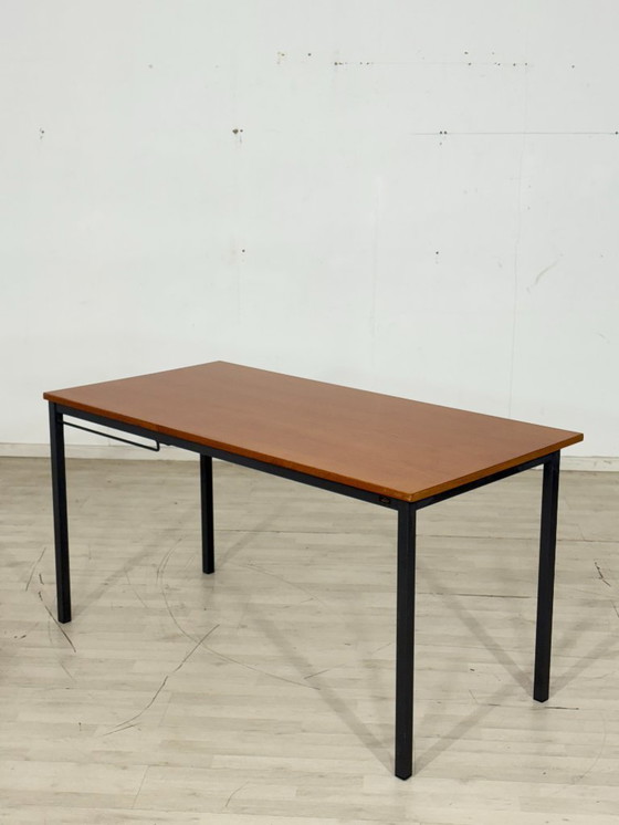 Image 1 of Vintage Teak Dining Table / Labofa Desk / Kitchen Table / Office Table / Wooden Table