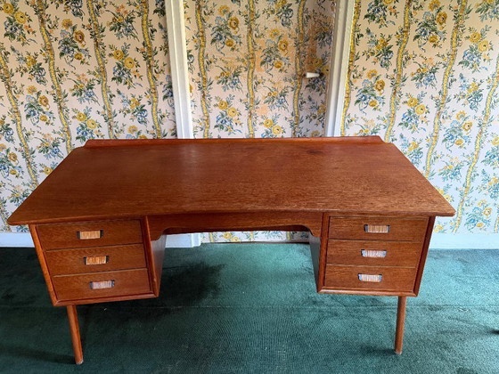 Image 1 of Scrivania di design danese in teak, Svend Aage Madsen, anni '50