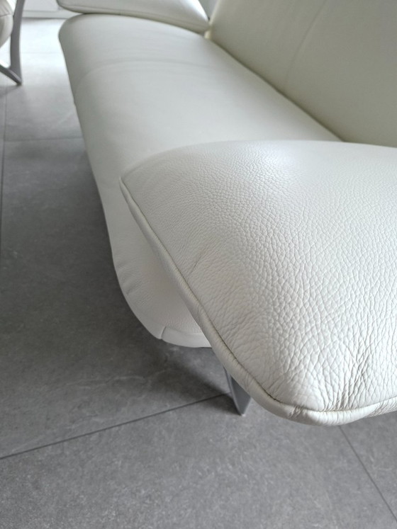 Rolf Benz 2 posti + 3 posti pelle rinnovata – Zona salotto, Metallo (photo 16 of 23)