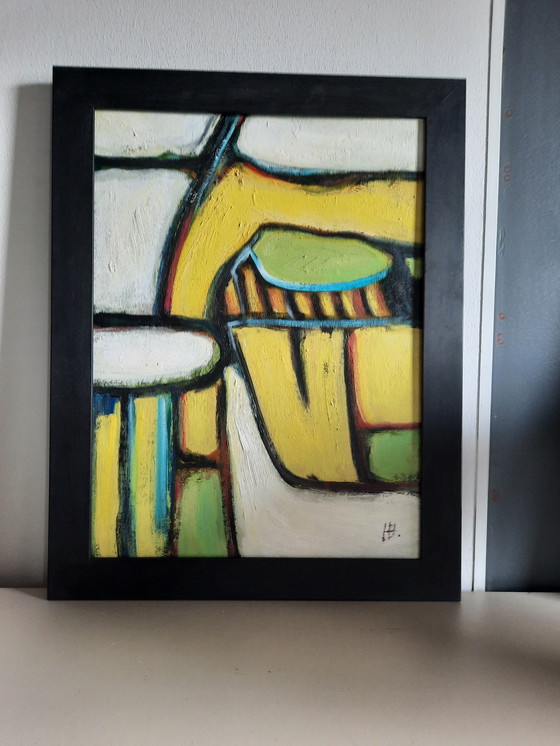 Image 1 of Gemälde, Öl auf Leinwand, auf Karton 36x46cm.