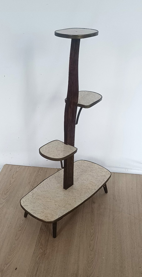 Image 1 of Fifties plant table with four tiers