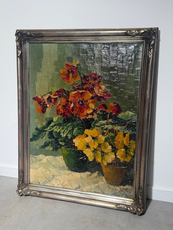 Antique Oil on Canvas - Flowers - Signed – Paintings & Drawings (photo 5 of 8)