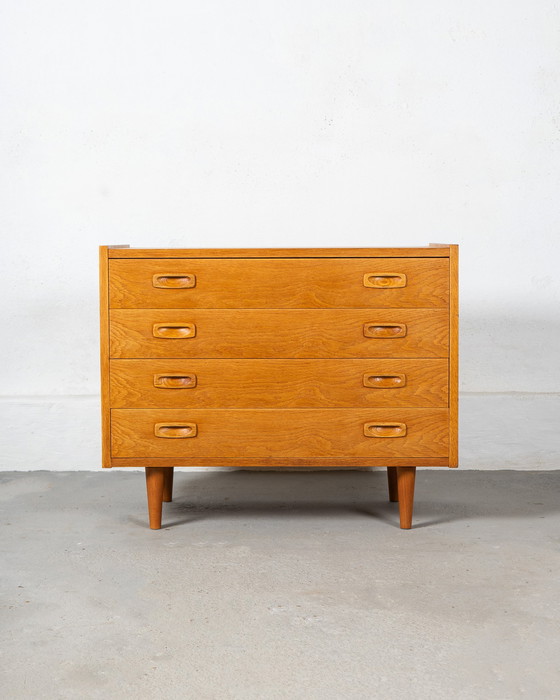 Image 1 of Mid Century Danish Chest Or Commode Made Of Oak, Ps System