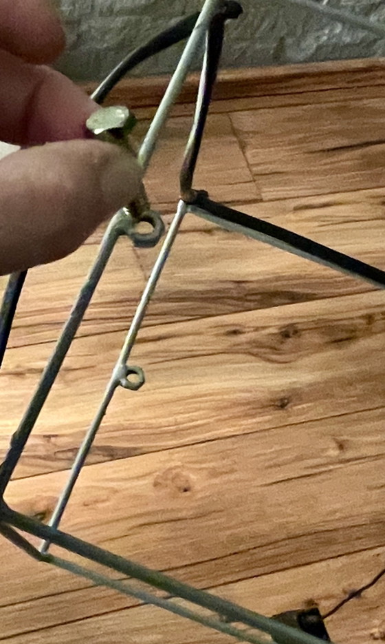 Image 1 of Gran lámpara de pie única y hecha a mano de Marrakech – Fleur de Lis – 165 cm – pieza de colección