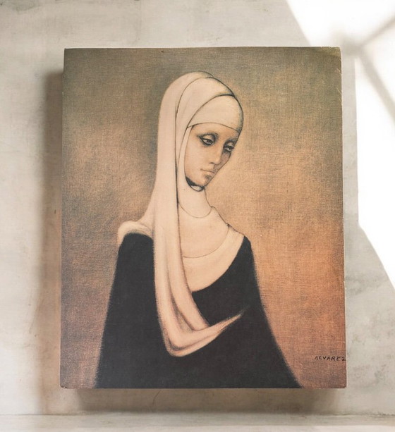 Image 1 of Reproducción de pintura impresión retrato Álvarez