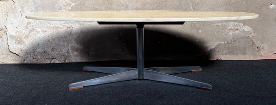 Image 1 of Vintage Coffee Table Marble Chrome