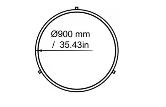 Image 1 of Mesa de centro NICHBA Ø90 – Fresno negro