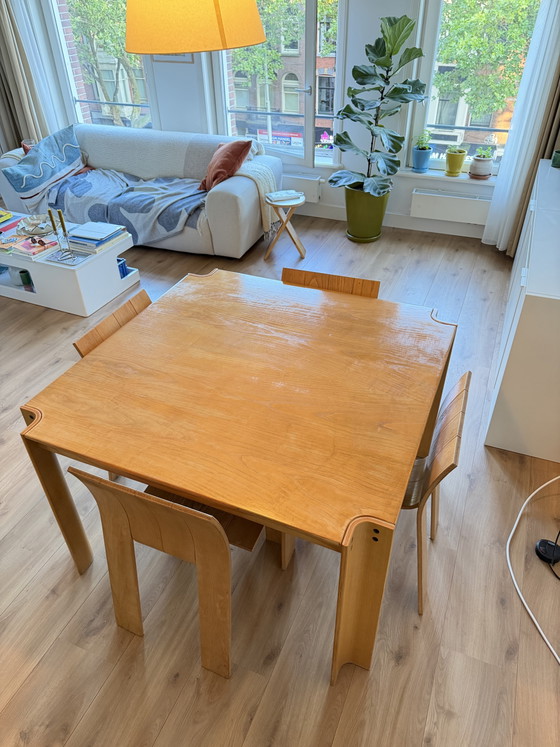 Image 1 of Gijs Bakker Strip Table et Chaises