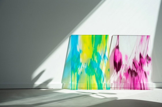 Image 1 of CMYK - Fucsia "Lady Gray" serigrafía lilxlylilxly