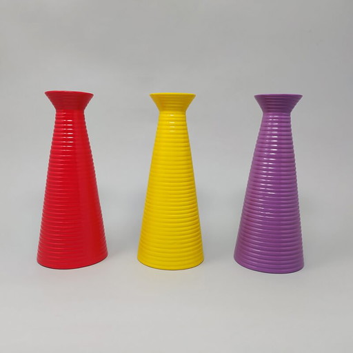 3 Vases en céramique, années 80