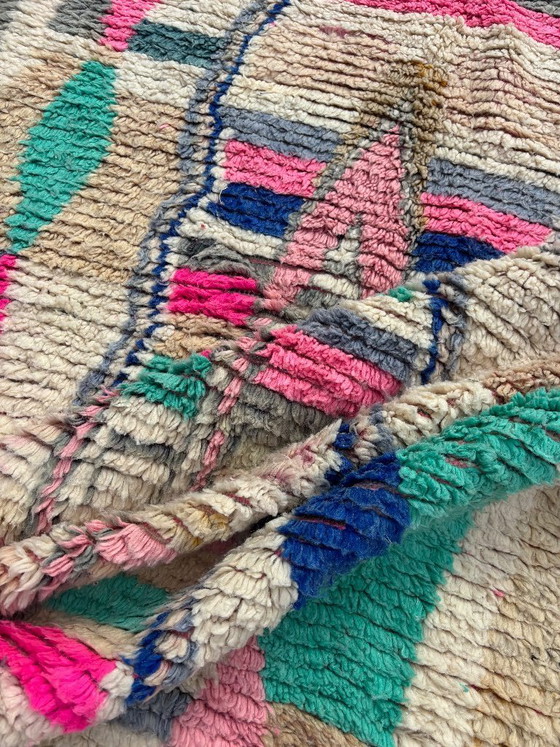Image 1 of Handgewebter, farbenfroher Boujaad-Teppich, 200 x 300 cm, authentische marokkanische Berberwolle