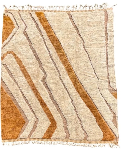 Tappeto marocchino in lana – Design unico e realizzato a mano, 300 cm x 300 cm