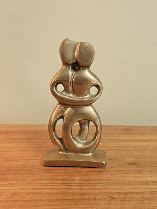 Vintage-Paar aus massivem Messing im kykladischen Stil, Herren