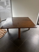 Table Rosenthal 1985-1990 (designer Giorgetti) pliable